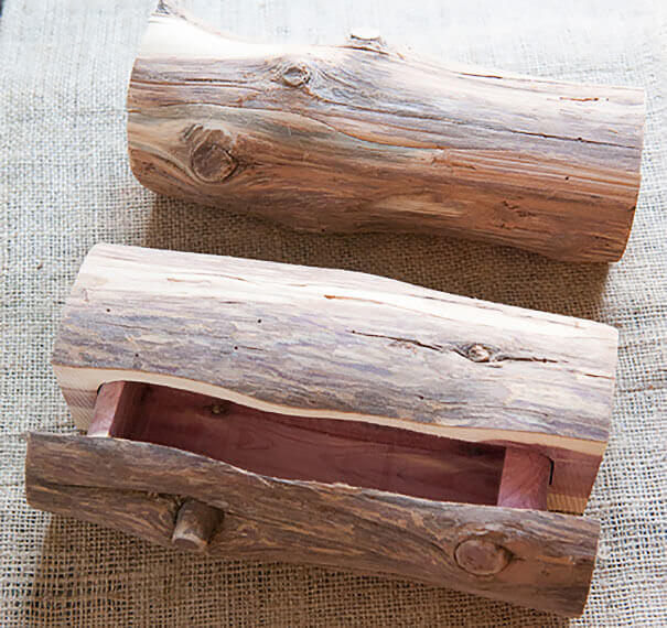 Make Your Own Secret Log Box