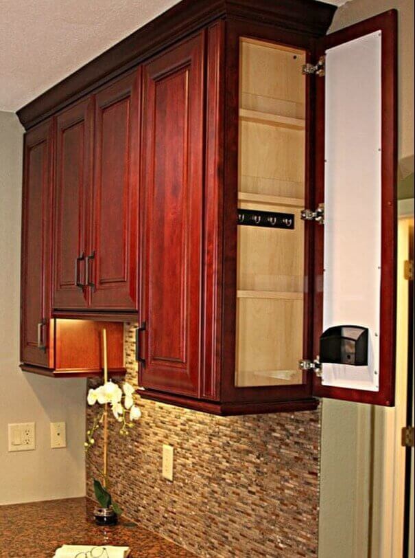 Hidden Storage In The Kitchen Cabinet