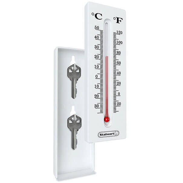An Old-Style Thermometer With A Secret Compartment