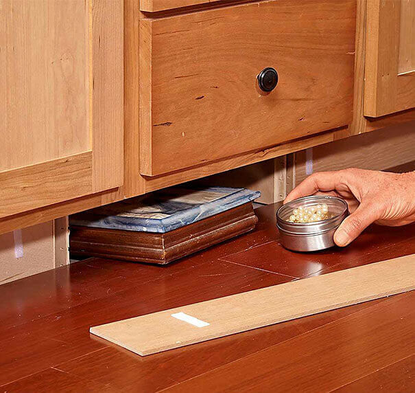 A Brilliant Toe-Kick Secret Place