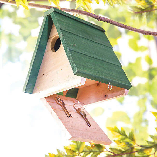 Get Yourself A Birdhouse With A Hidden Box