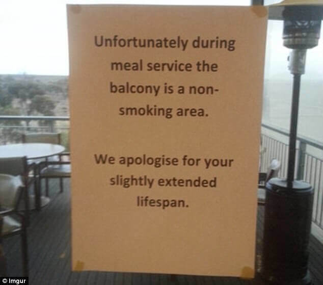 Apologies For Your Slightly Extended Lifespan, Smokers!