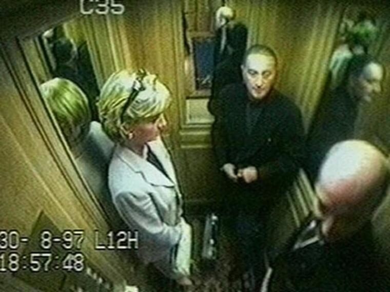 Princess Diana Moments Before Her Car Accident