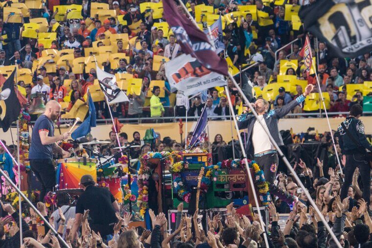 8. Coldplay’s Colorful Collaboration (2016) - 115.5 Million Viewers