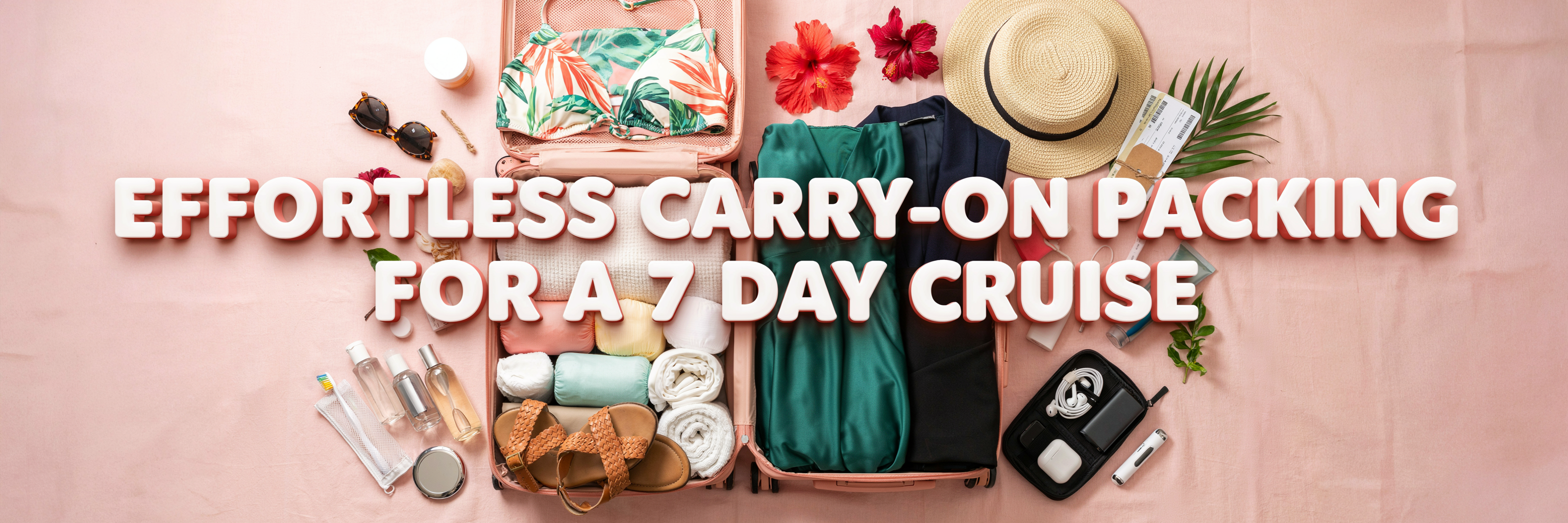 How to Pack for a 7 Day Cruise Using Only a Carry-On