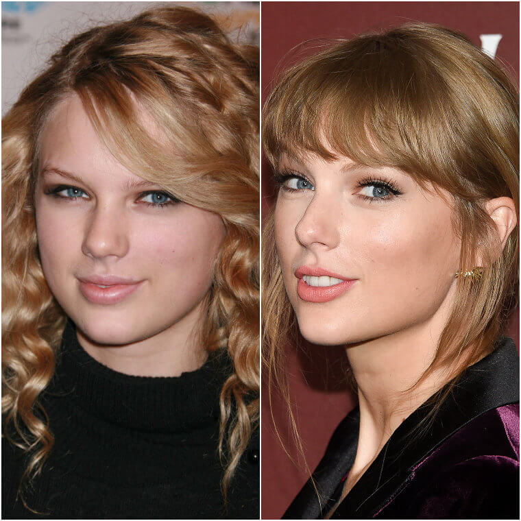 Taylor Swift Managed to Change Her Face Under Extraordinary Fame