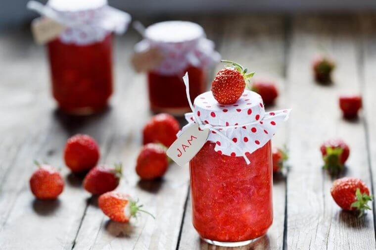 Assorted Jams: The High Sugar Content Acts as a Natural Preservative While the Fridge Can Crystalize the Fruit and Mute the Bright Flavors