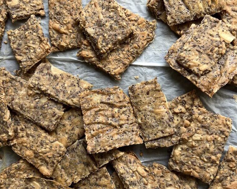 Swap White Flour Crackers for Seed-Based Crackers