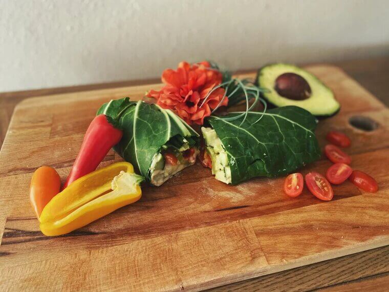 Swap Regular Flour Tortillas for Leafy Collard Wraps