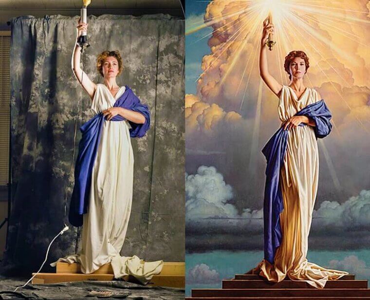 Encontramos El Modelo Real Del Icónico Logo De Columbia Pictures