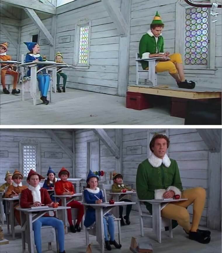 Técnicas de Perspectiva Forzada Usadas En La Película Elf