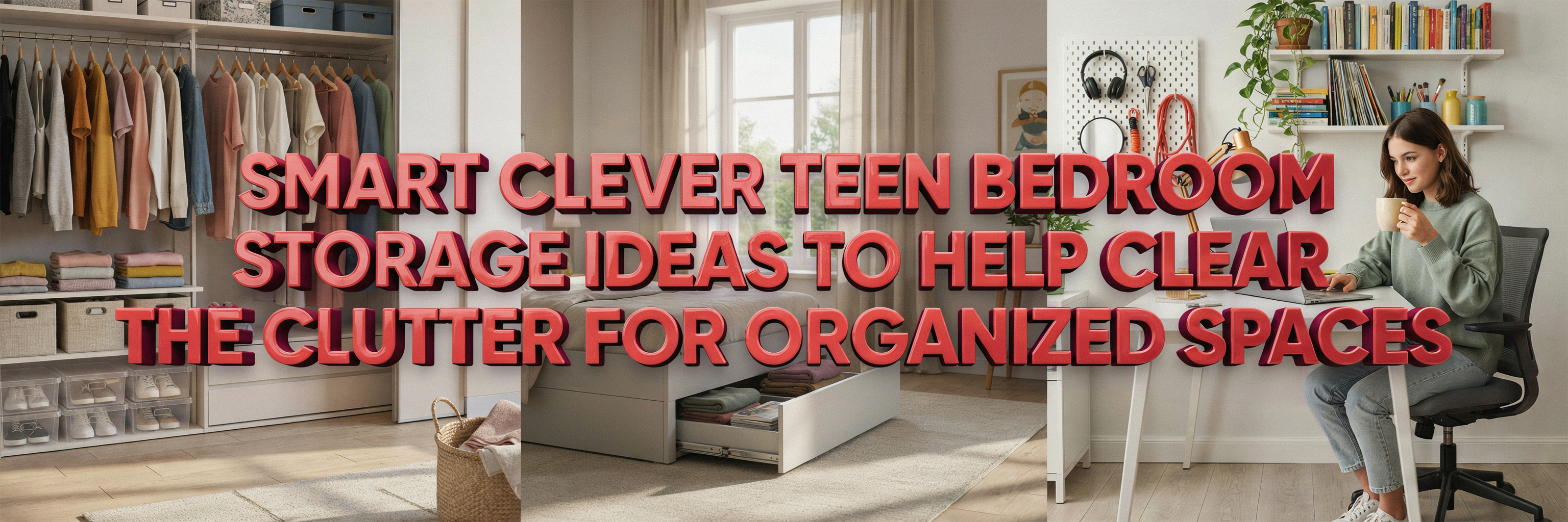 Clever Teen Bedroom Storage Ideas to Help Clear the Clutter