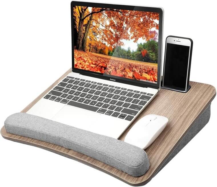 HUANUO Lap Desk - Portable, Cushioned, 15.6" Laptop Stand - 28% Off!