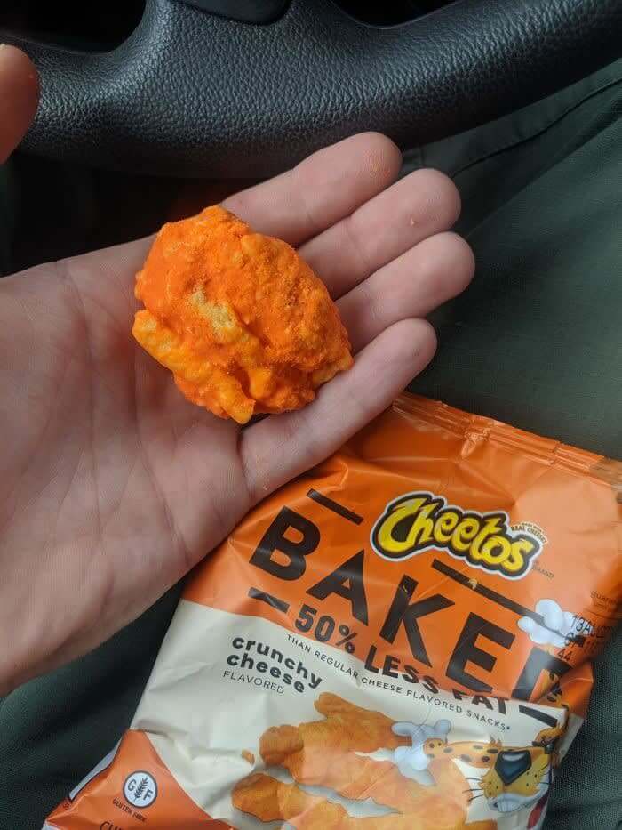 A Chunk Of Baked Cheetos