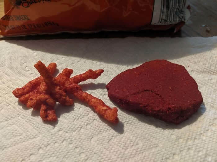 That's Enough Hot Cheetos Dust To Cause An Ulcer