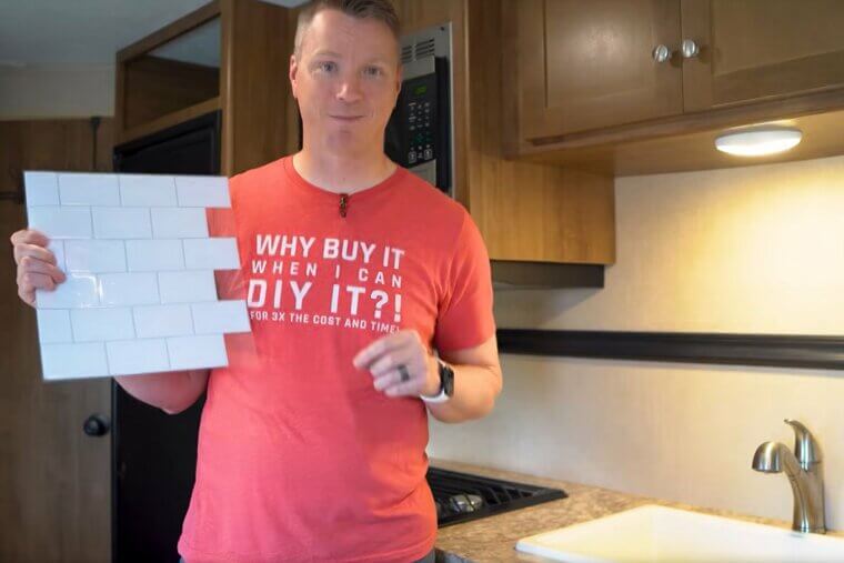 Peel-And-Stick Backsplash Tiles