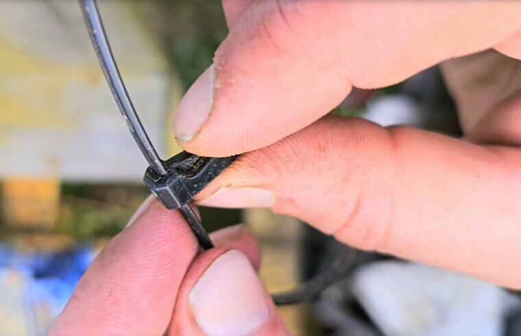 Zip Tie Cord Management