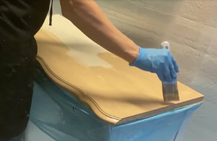 Wood Stain Over Laminate Furniture