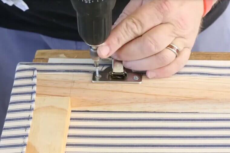 Fabric-Covered Cabinet Doors