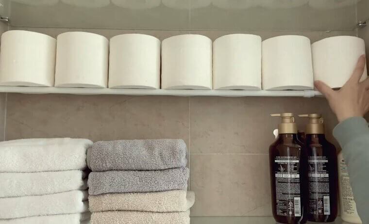 Tension Rod Shelving