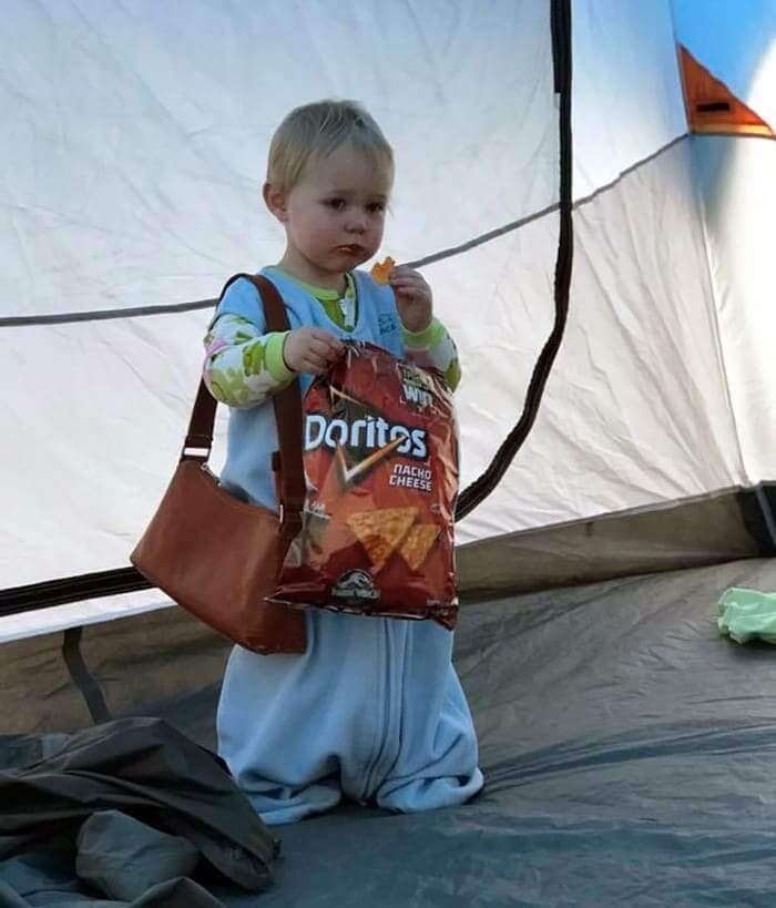 Little Girls Love Fashion and Junk Food