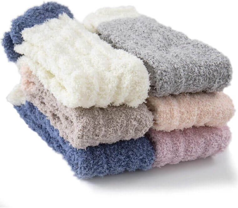 Cozy Fluffy Slipper Socks - Perfect Stocking Stuffers for Women - Now 35% Off!