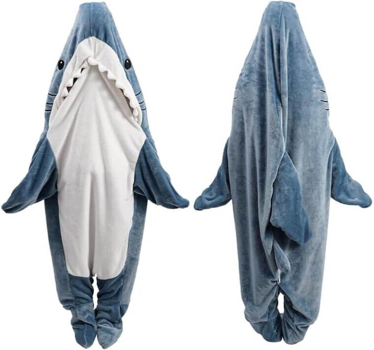 Shark Blanket Onesie - Cozy Fun for All Ages - 37% Off!