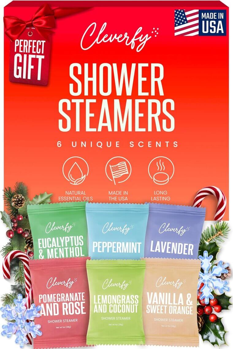 Cleverfy Shower Steamers - Aromatherapy Delight for Teens & Women - Now 41% Off!