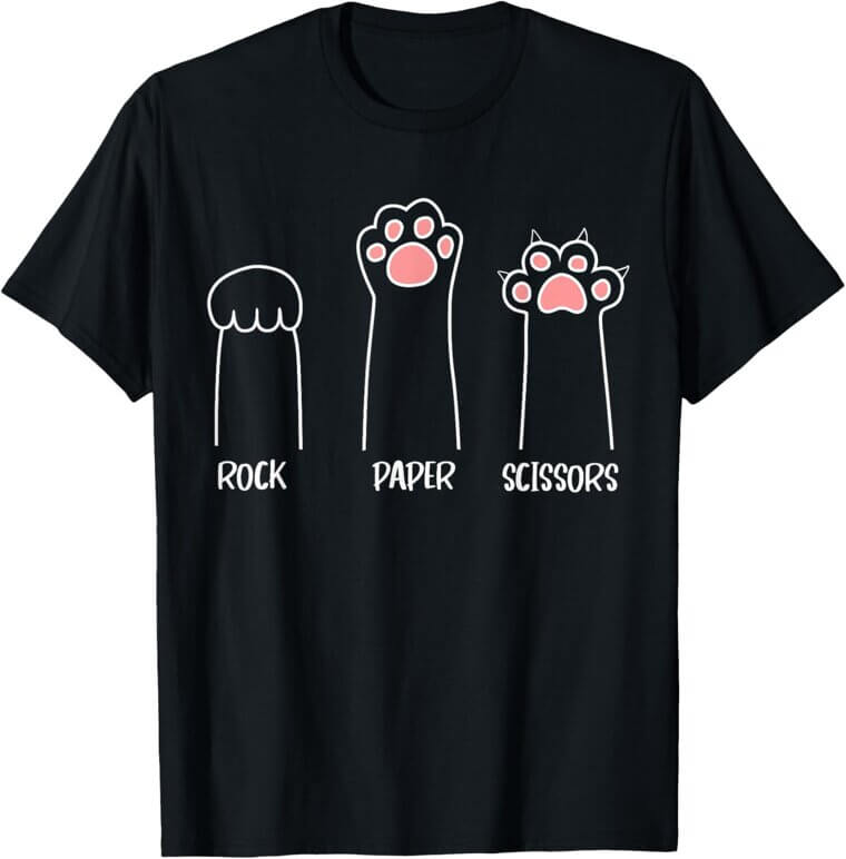 Funny Cat Paw T-Shirt - Perfect for Pet Lovers