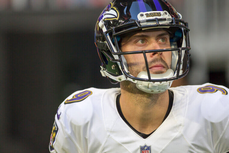 Justin Tucker Hits a 68-Yard Field Goal