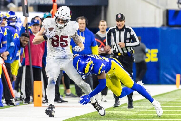 Trey McBride Breaks Tight End Record for Most Receptions in First Three Seasons