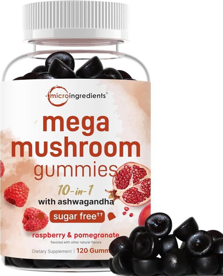 Mega Mushroom Gummies - Boost Your Vitality and Focus - Now 60% Off!