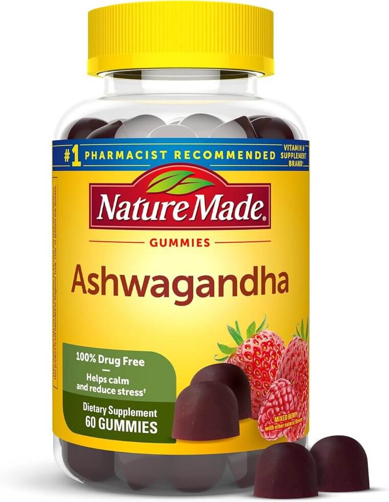 Nature Made Ashwagandha Gummies for Stress Relief - Vegan & Delicious - Enjoy 50% Off!