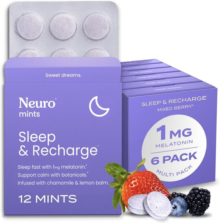 Neuro Sleep Mints - Relax & Recharge with Melatonin & Chamomile - Enjoy 20% Off!