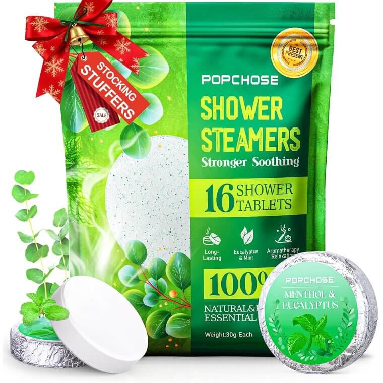 Eucalyptus Shower Steamers - Aromatherapy Bliss for Relaxation and Relief - Enjoy 33% Off!