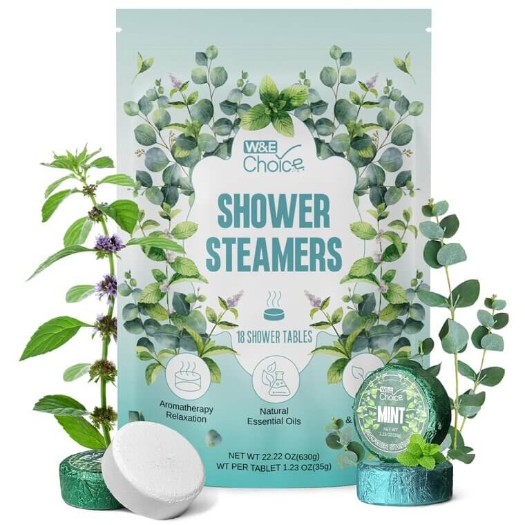 Eucalyptus Mint Shower Steamers - Relax & Refresh with 18 Spa Bombs - Don’t Miss the 10% Discount!