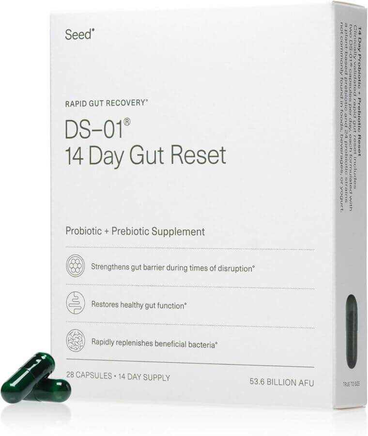 Seed Gut Reset - Prebiotic & Probiotic for Digestive Health 