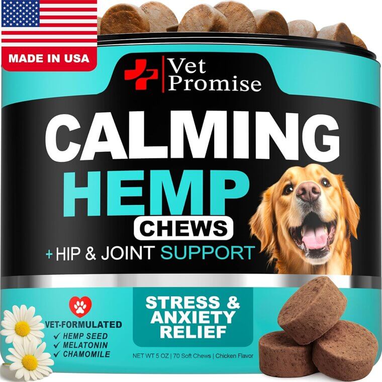 Calming Dog Chews - Stress Relief & Joint Support - - Enjoy 13% Off!