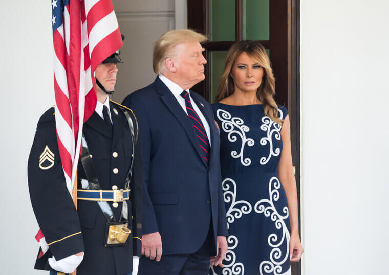 Melania dormirait à un étage séparé