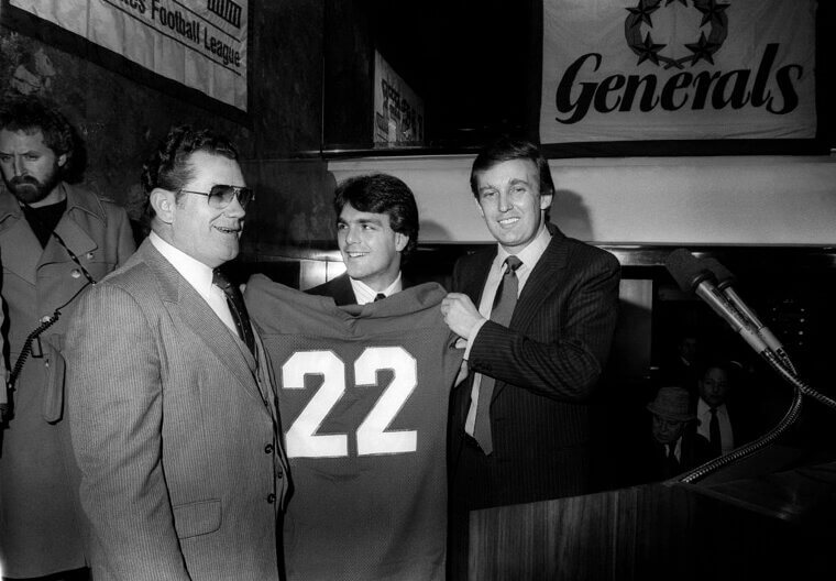 Donald Trump était autrefois propriétaire d'une équipe de football