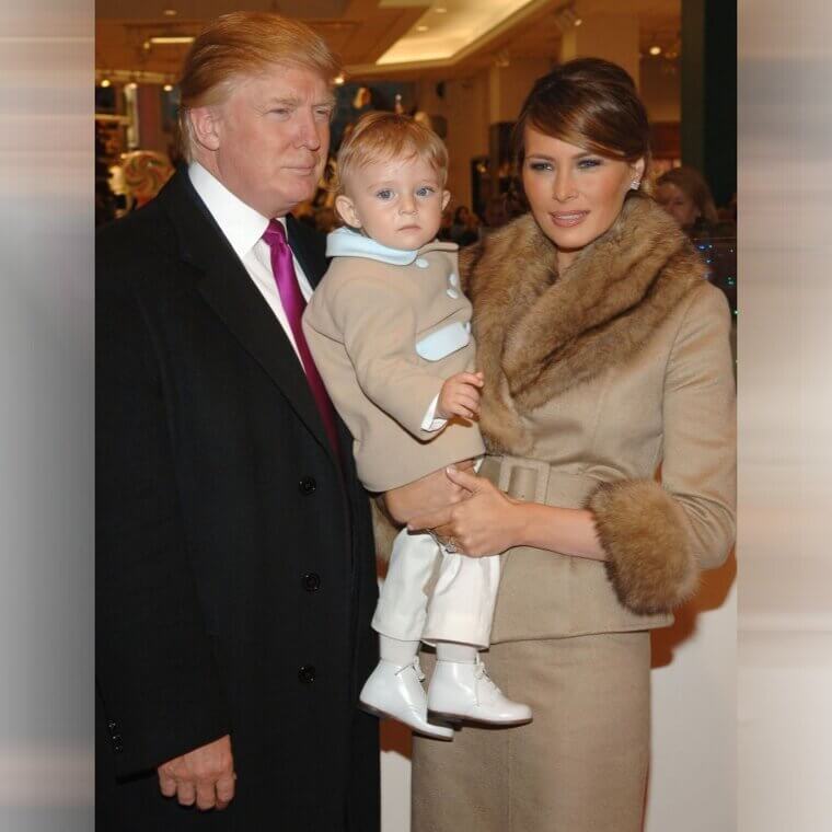 Lorsqu'ils vivaient dans leur appartement-terrasse, Barron avait un étage entier pour lui tout seul