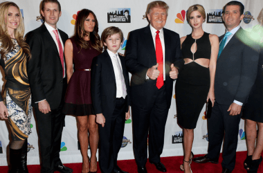 Dettagli rari sulla famiglia Trump