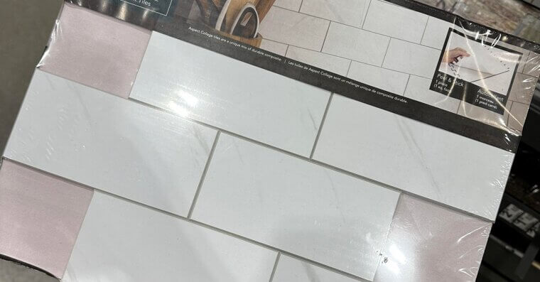 Using Peel-And-Stick Backsplashes