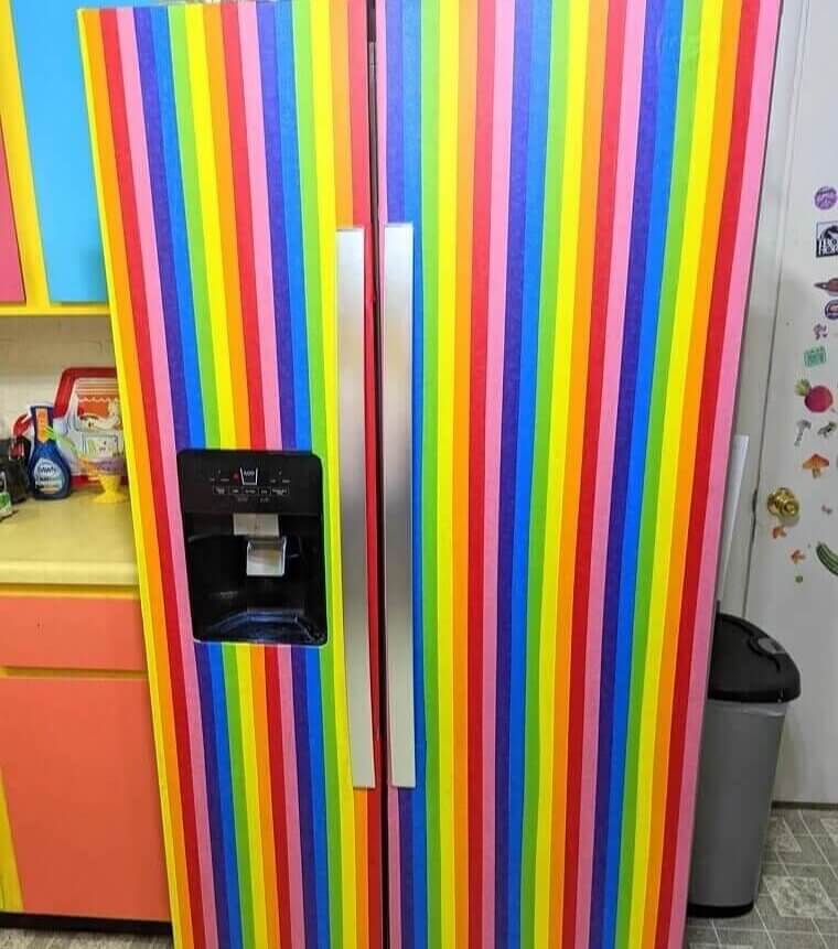 Brightly Colored Fridges