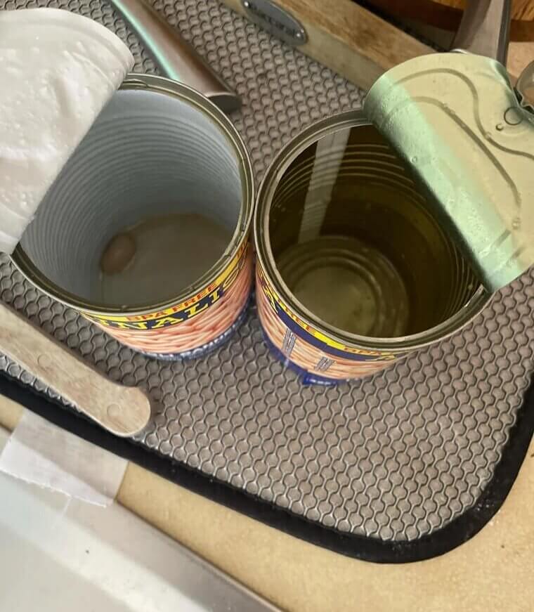 Old Food Containers