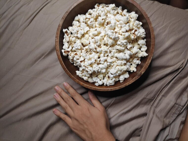 Homemade Air-Popped Popcorn