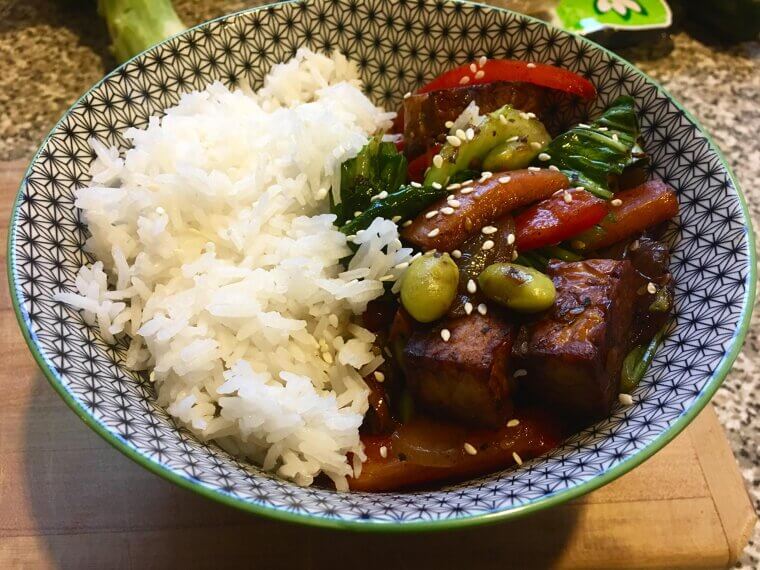 Stir-Fried Tofu or Tempeh