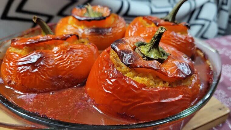 Greek-Style Stuffed Peppers