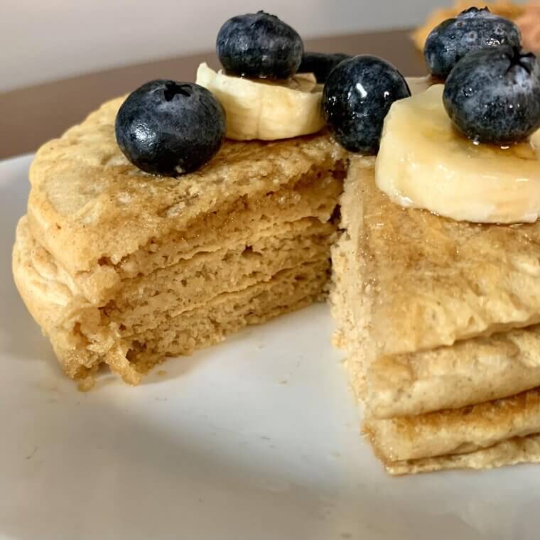 Oat-Flour Pancakes or Whole-Grain Pancakes