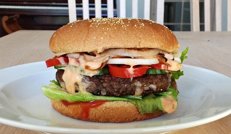 Homemade Veggie Burger
